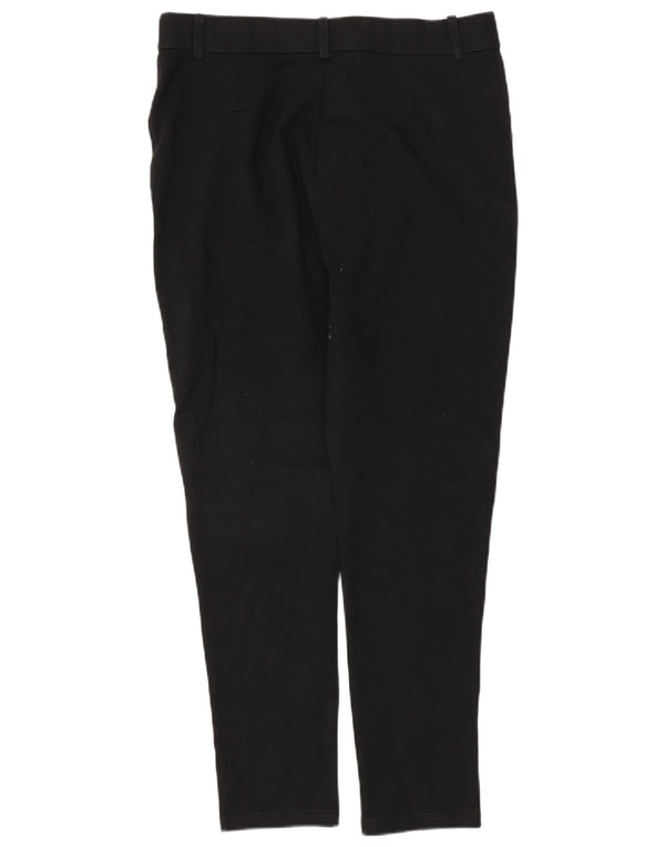 Zara Женские повседневные узкие брюки XL W32 L27 Черные вискозы