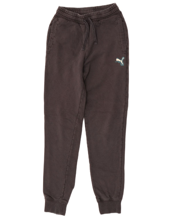 Мужские спортивные брюки с рисунком Puma, джоггеры XS, черный хлопок