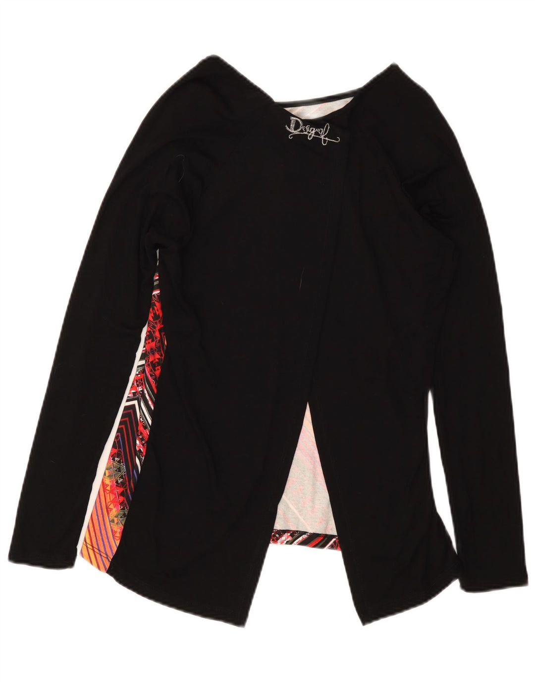 Женская блузка DESIGUAL Top UK 10, маленькая разноцветная вискоза с геометрическим рисунком