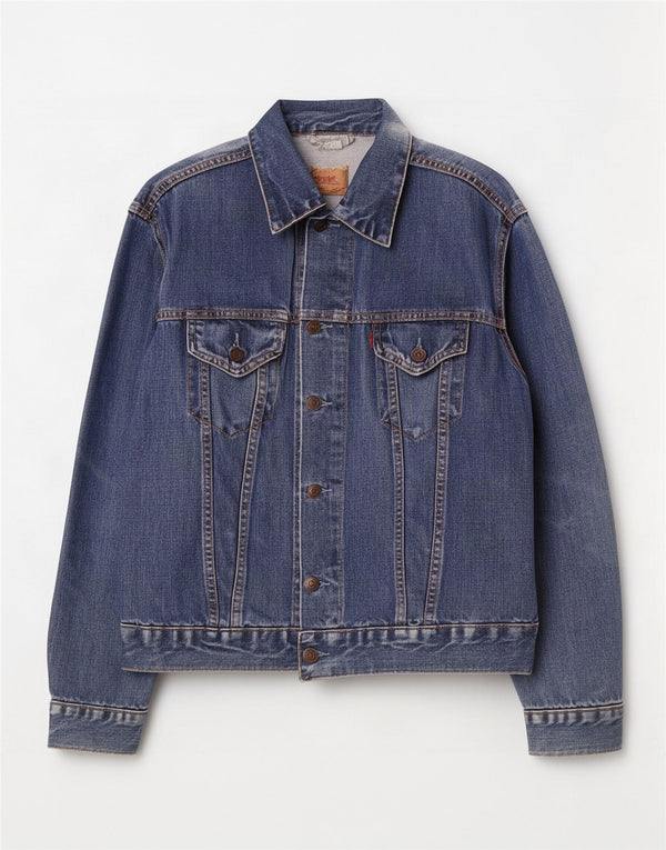 Джинсовая куртка Levi's для девочек 11-12 лет, XL, синяя, хлопок