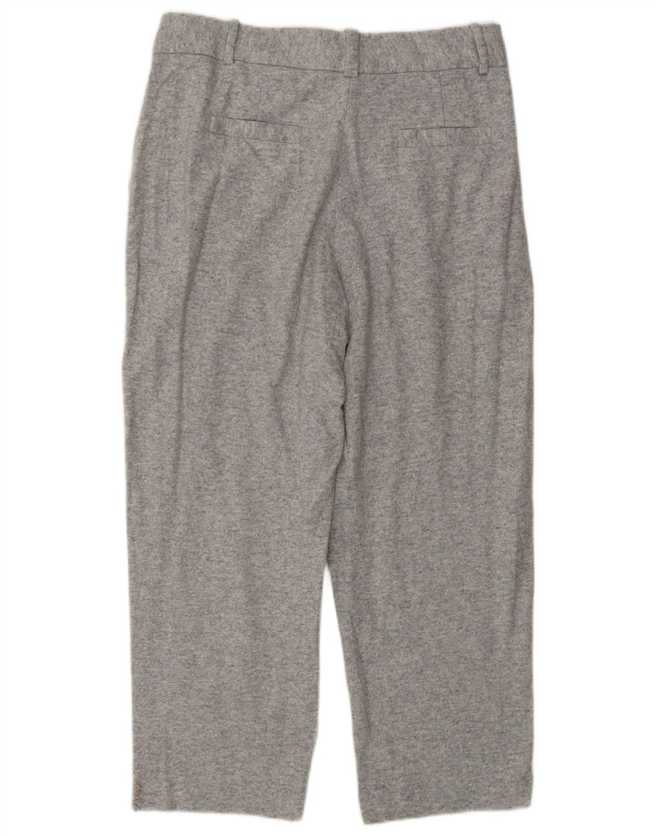 Женские укороченные брюки MASSIMO DUTTI EU 42, большие W32 L25, серые