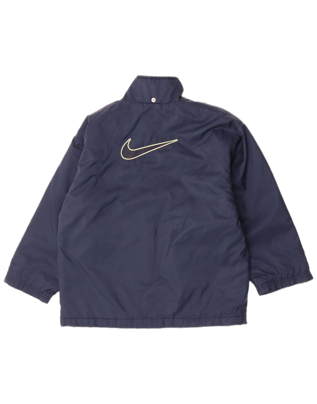 Ветровка с рисунком Nike для мальчиков 8–9 лет, маленькая, темно-синяя, нейлон