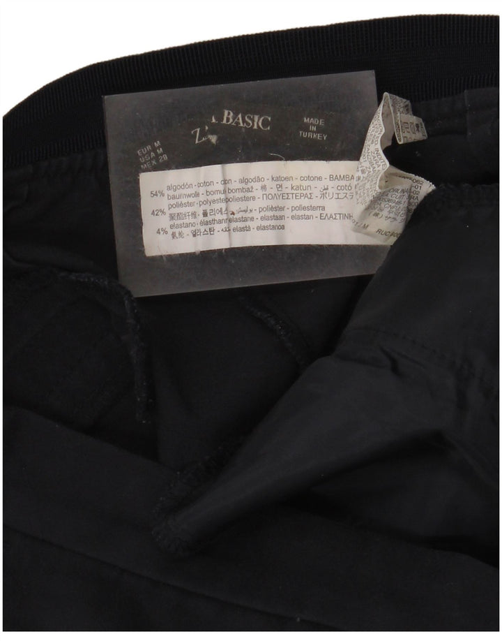 Женские узкие брюки чинос ZARA, средний размер W28 L27, темно-синий, хлопок