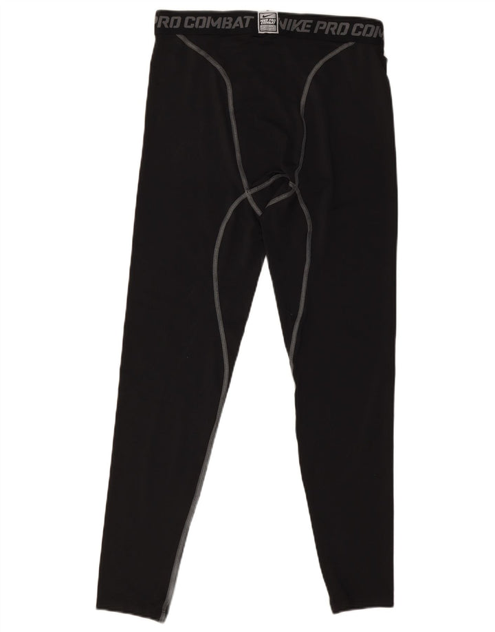 Леггинсы с рисунком Nike Dri Fit для мальчиков 13–14 лет, XL, черный полиэстер