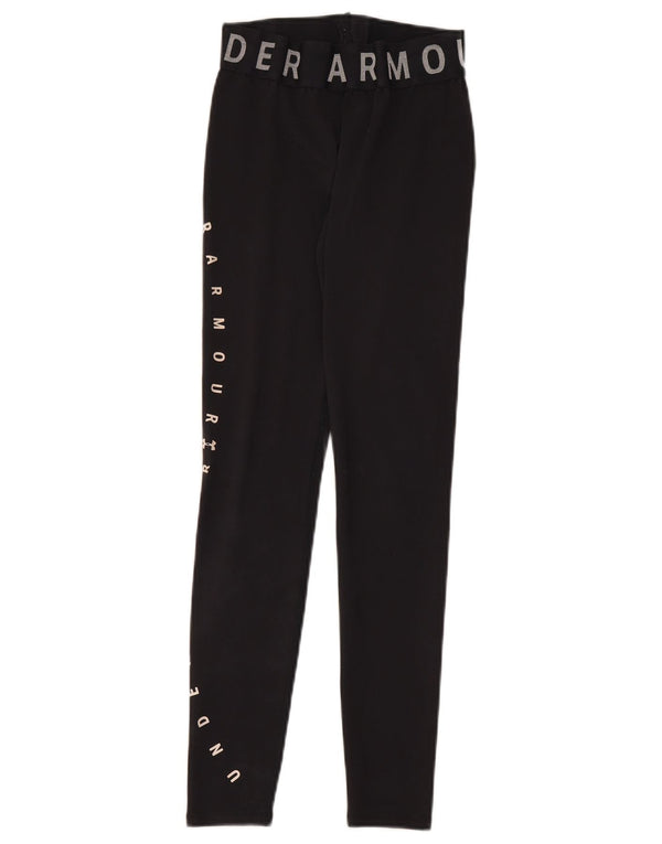 Женские леггинсы с рисунком Under Armour Heat Gear UK 6 XS, черный хлопок