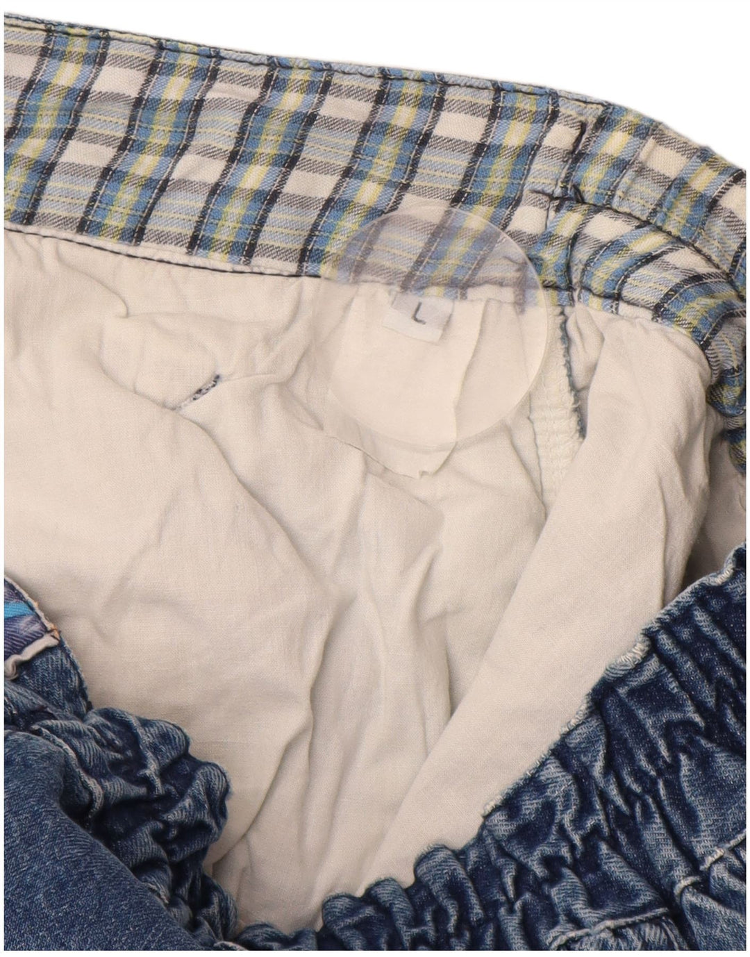 ВИНТАЖНЫЕ женские зауженные джинсы большие W34 L30 синие