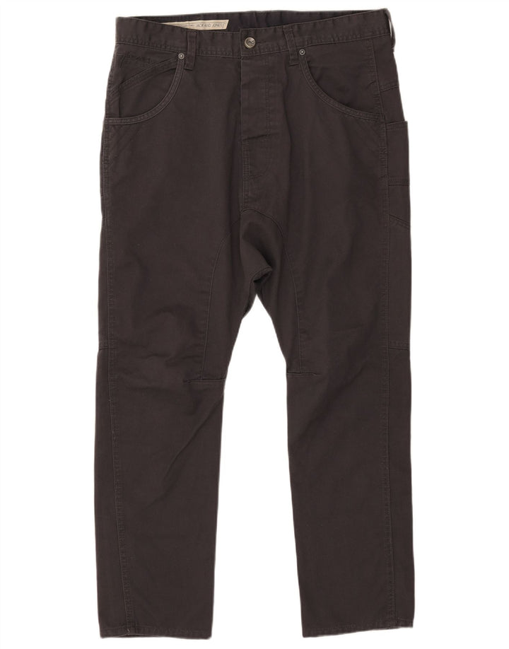 Мужские узкие повседневные брюки Jack & Jones W34 L25, черный полиэстер