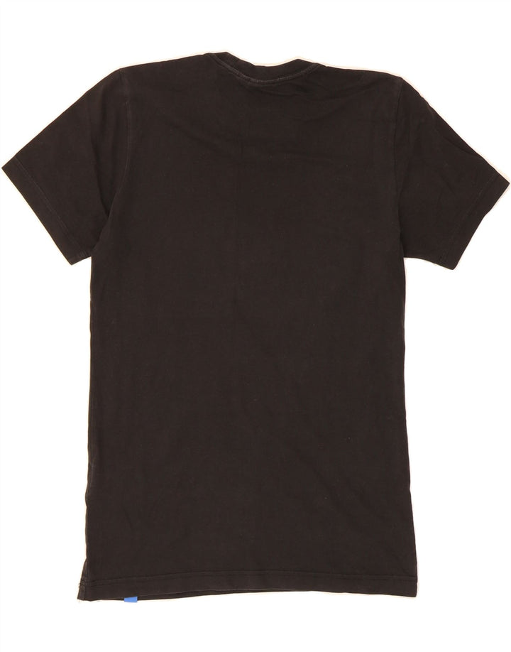ADIDAS Mens T-Shirt Top Small Black Cotton Vintage Adidas and Second-Hand Adidas from Messina Hembry 