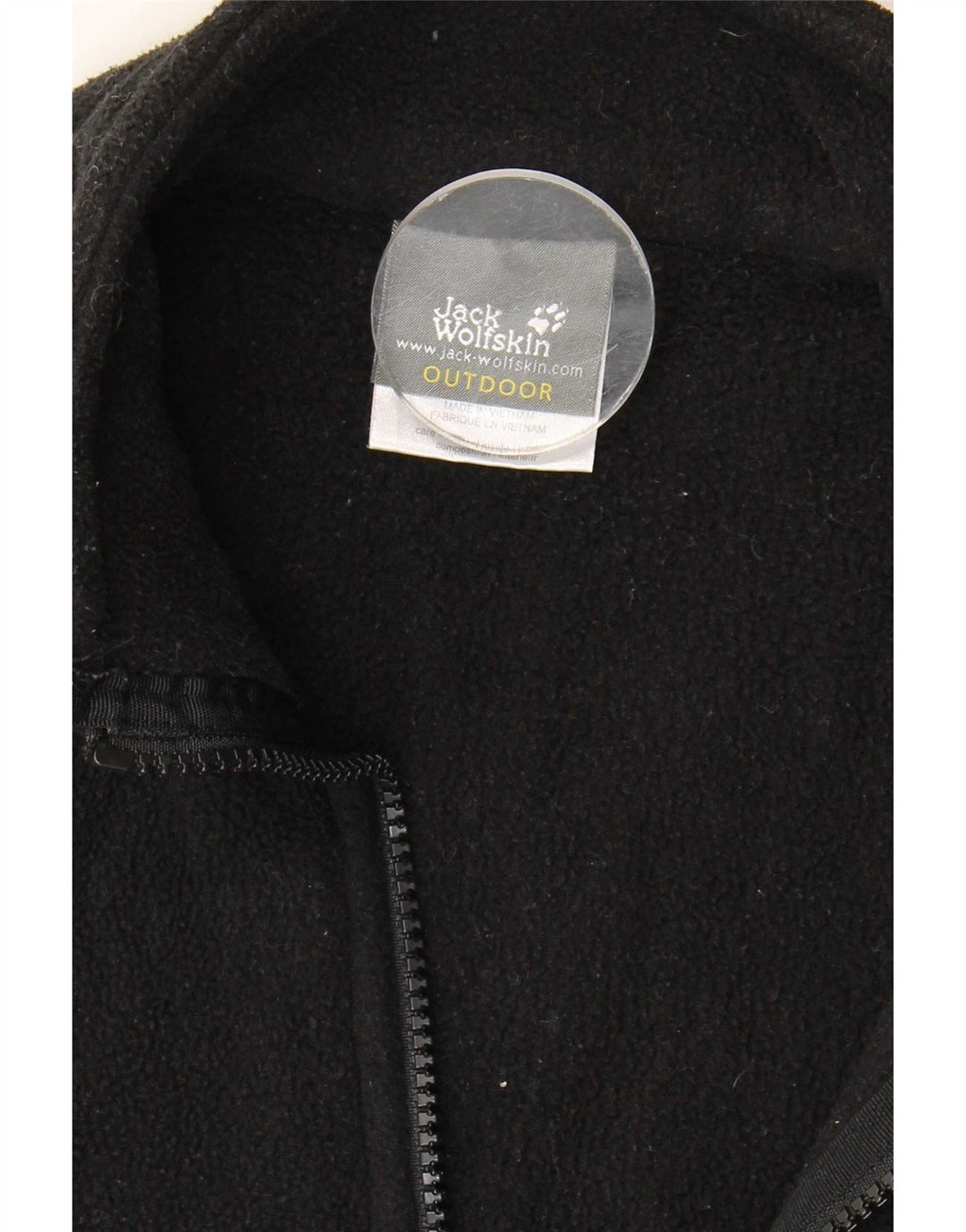 Женская флисовая куртка с подкладкой Jack Wolfskin UK 12/14, средний черный полиэстер