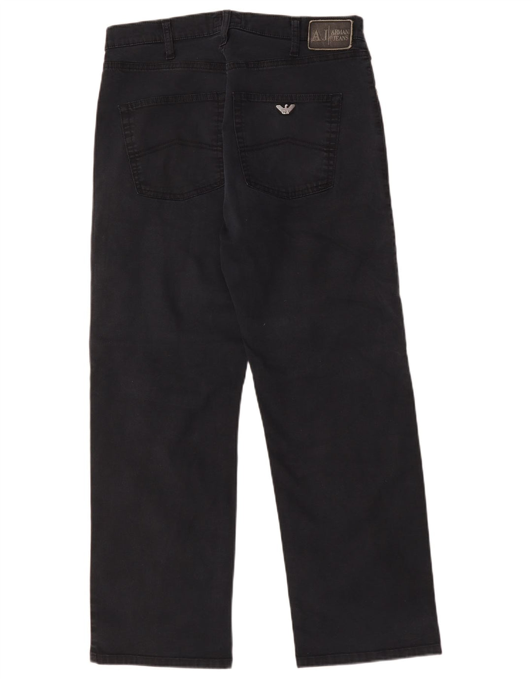 Мужские прямые джинсы Armani W32 L28, черный хлопок