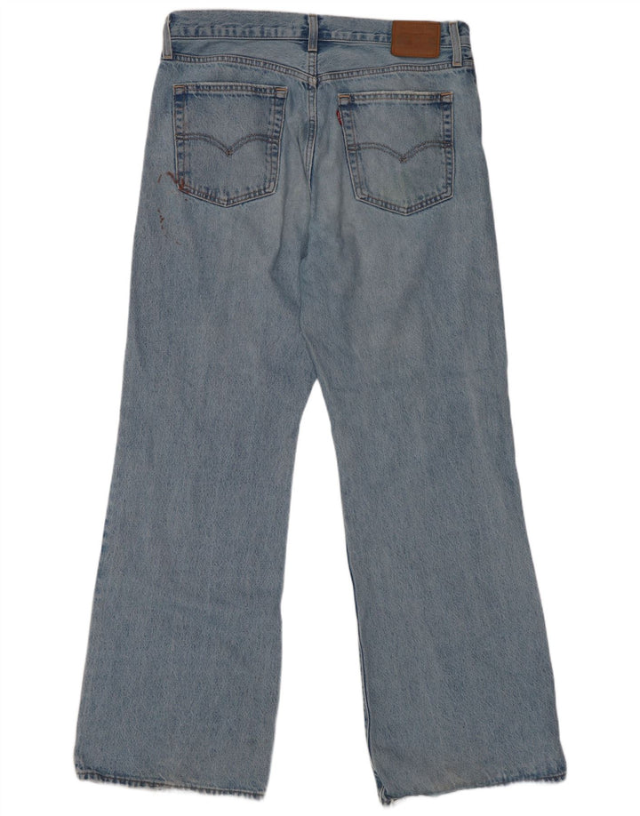 Женские потертые джинсы Levi's Bootcut W29 L33, синий хлопок