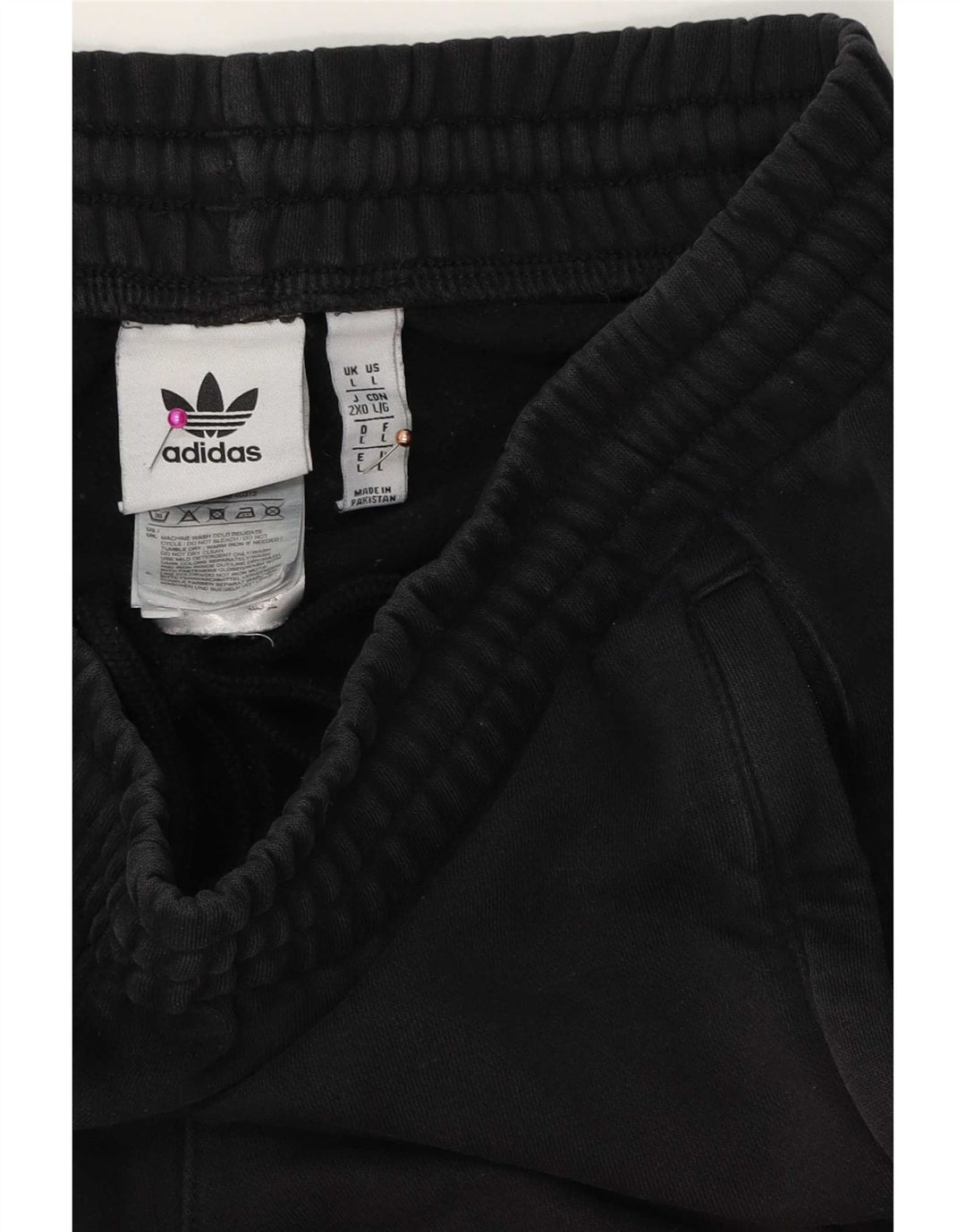 Мужские спортивные шорты Adidas, большие черные хлопковые