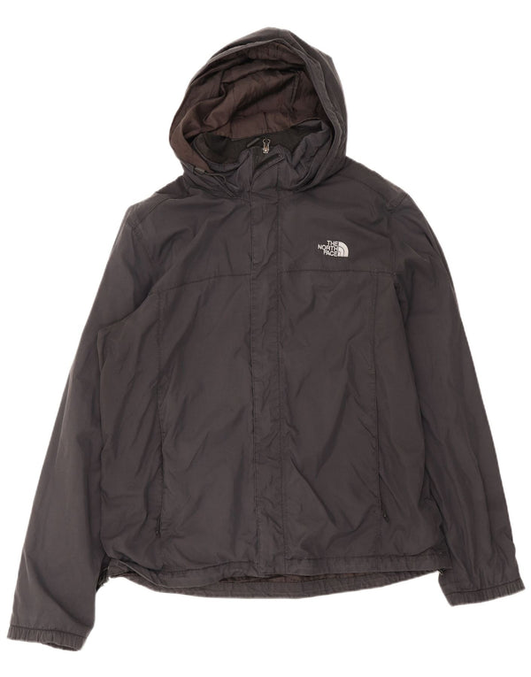 Мужская дождевик с капюшоном The North Face UK 40, большой черный нейлон