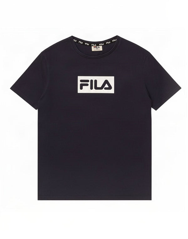 Fila Мужская футболка с рисунком Top XS Темно-синий хлопок
