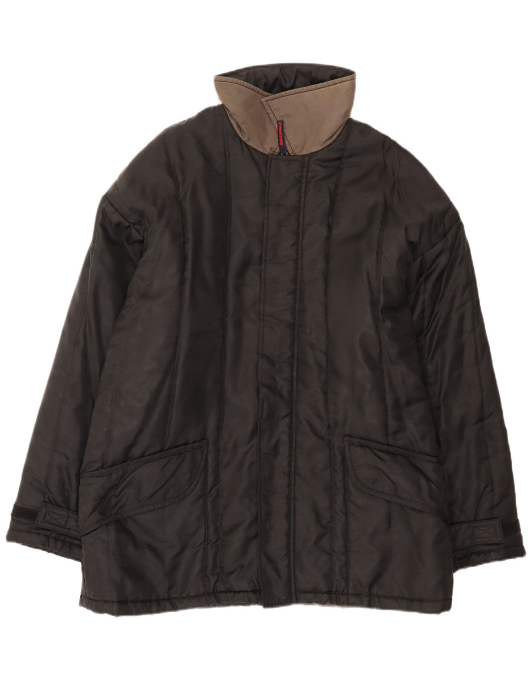 Мужская стеганая куртка Invicta UK 42 XL, черная с цветными блоками