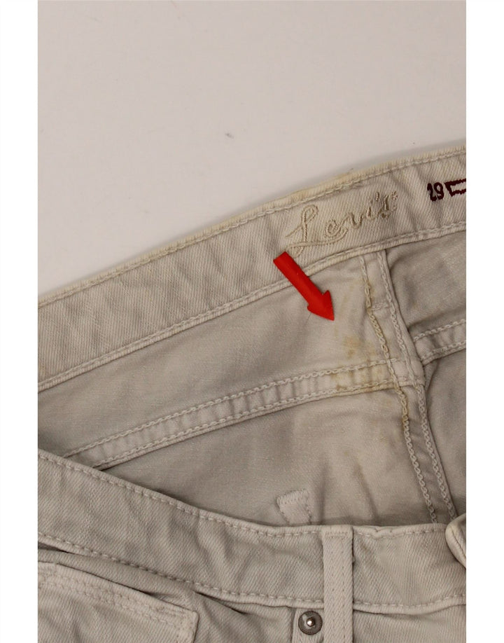 Женские джинсы скинни Levi's W29 L34 Серый хлопок