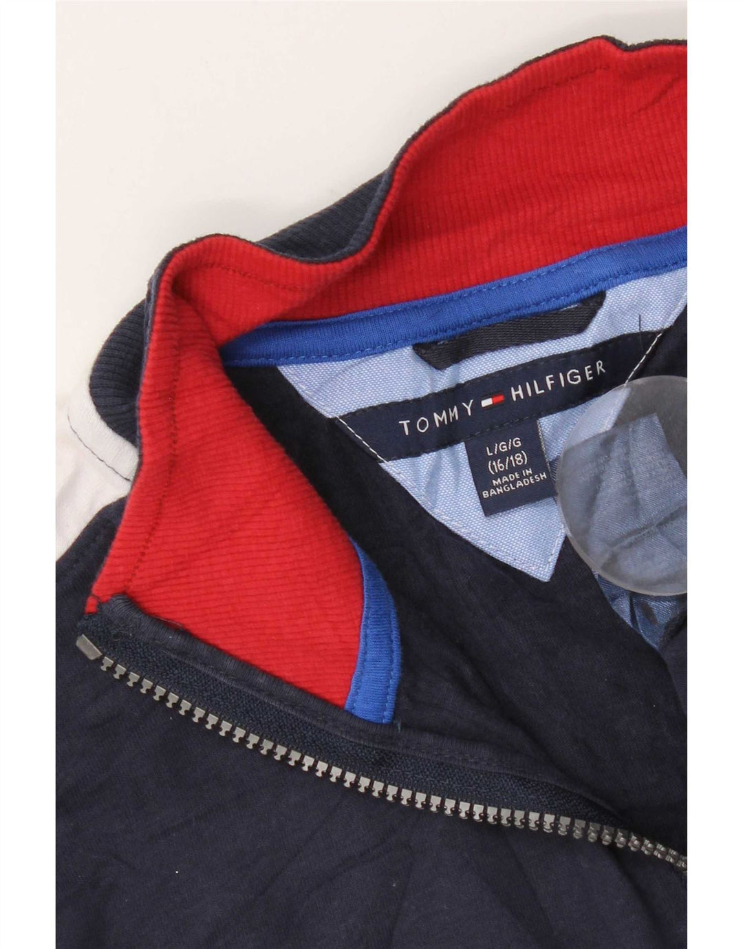 Джемпер Tommy Hilfiger для мальчиков 15–16 лет, большой, темно-синий