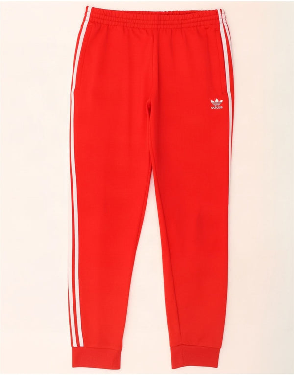 Adidas Мужские спортивные брюки Джоггеры Большой красный полиэстер