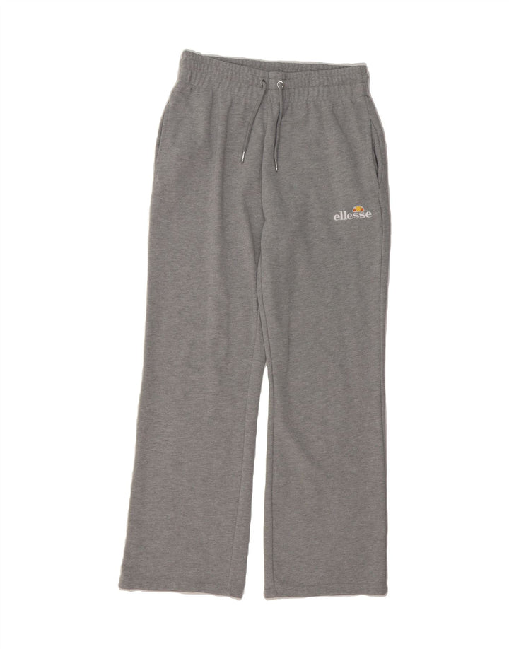 ELLESSE Womens Tracksuit Trousers UK 14 Large  Grey Cotton Vintage Ellesse and Second-Hand Ellesse from Messina Hembry 