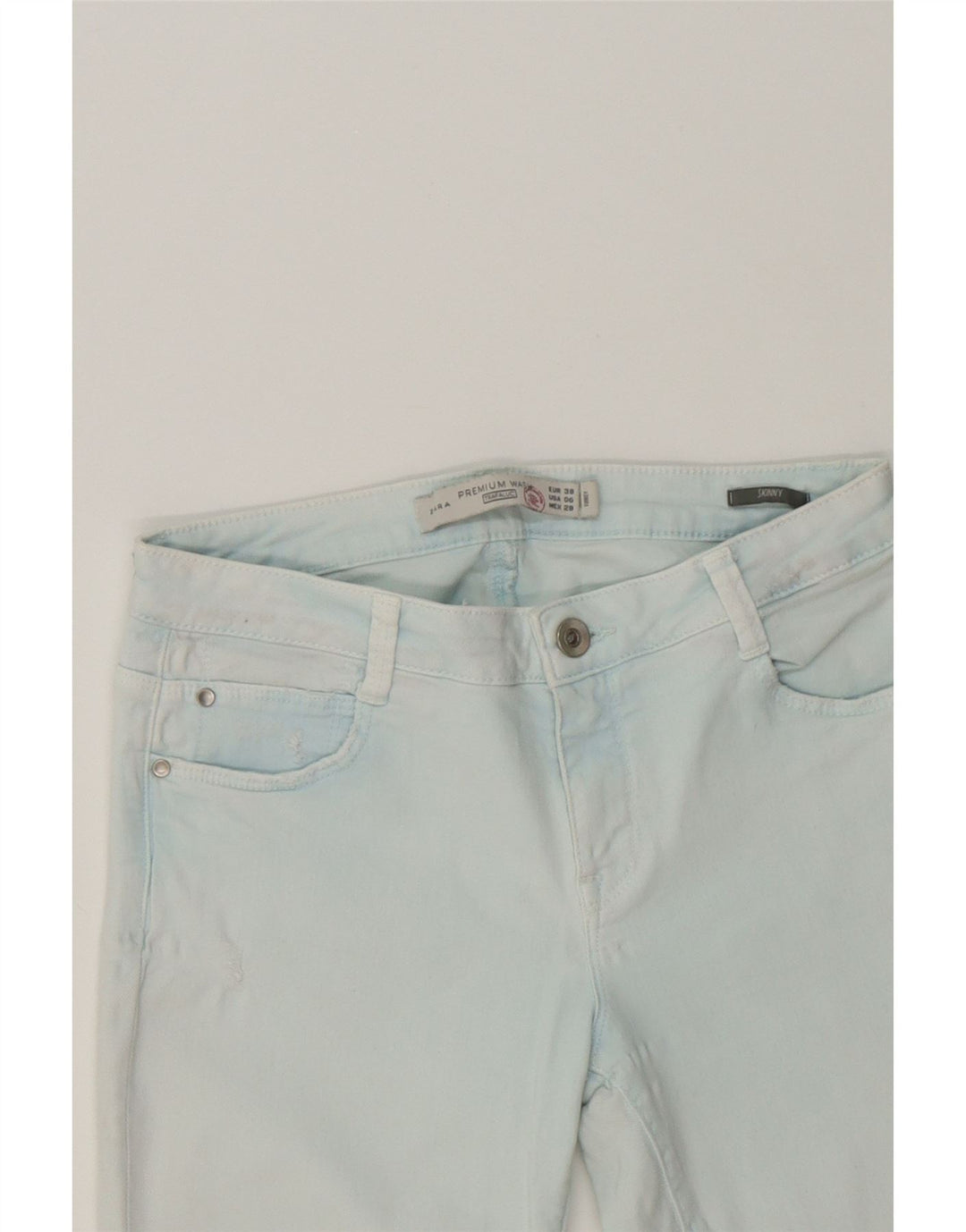 ZARA Womens Skinny Jeans EU 38 Medium W28 L30 Blue Vintage Zara and Second-Hand Zara from Messina Hembry 
