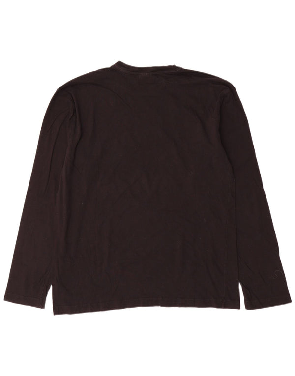 Мужской топ с рисунком Champion, большой черный хлопок с длинными рукавами