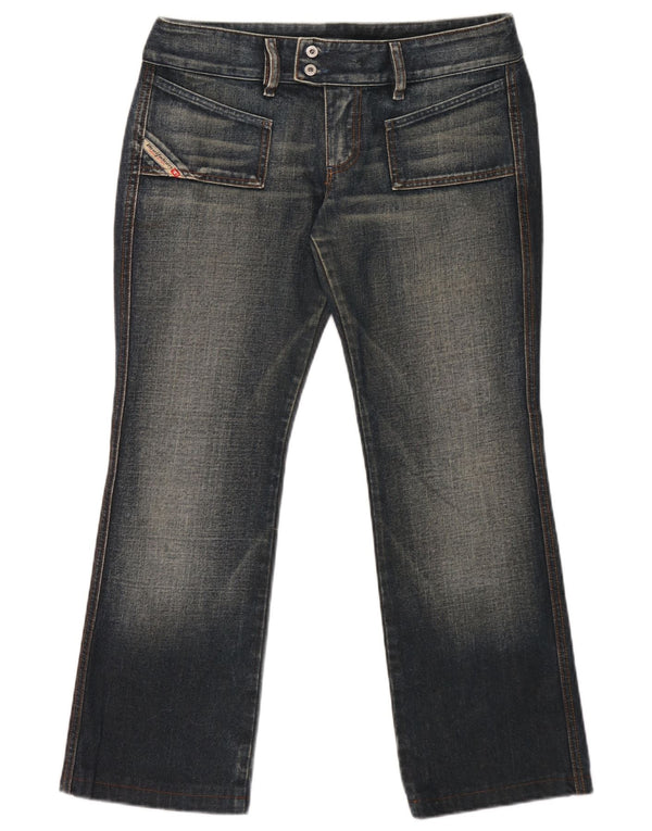 Женские джинсы Bootcut с заниженной талией Diesel W31 L28, темно-синий, хлопок