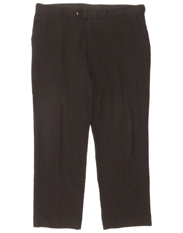 Мужские прямые костюмные брюки Marks & Spencer W40 L31 черные
