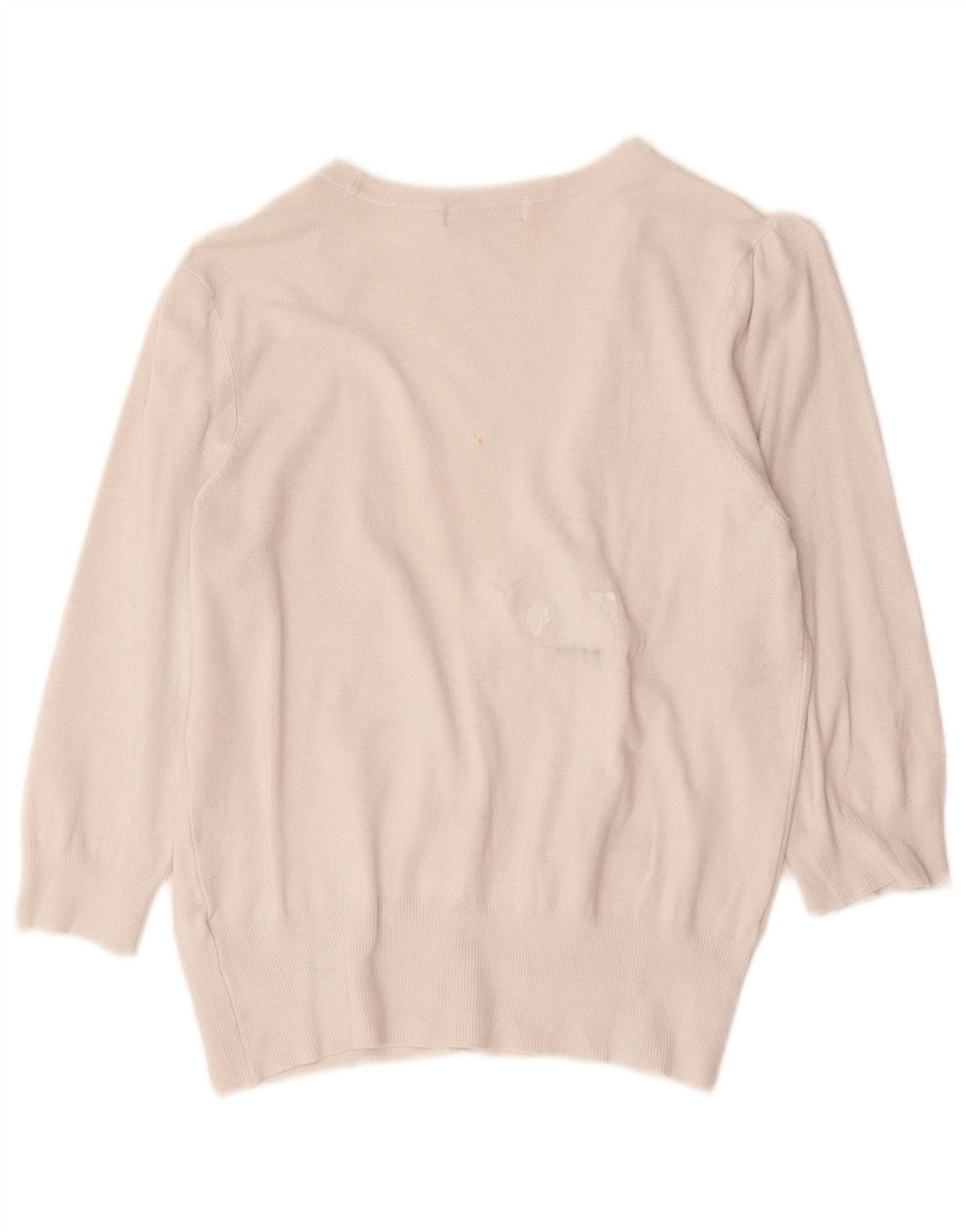 Женский кардиган с рукавом 3/4 Marks & Spencer UK 14, средний, белый