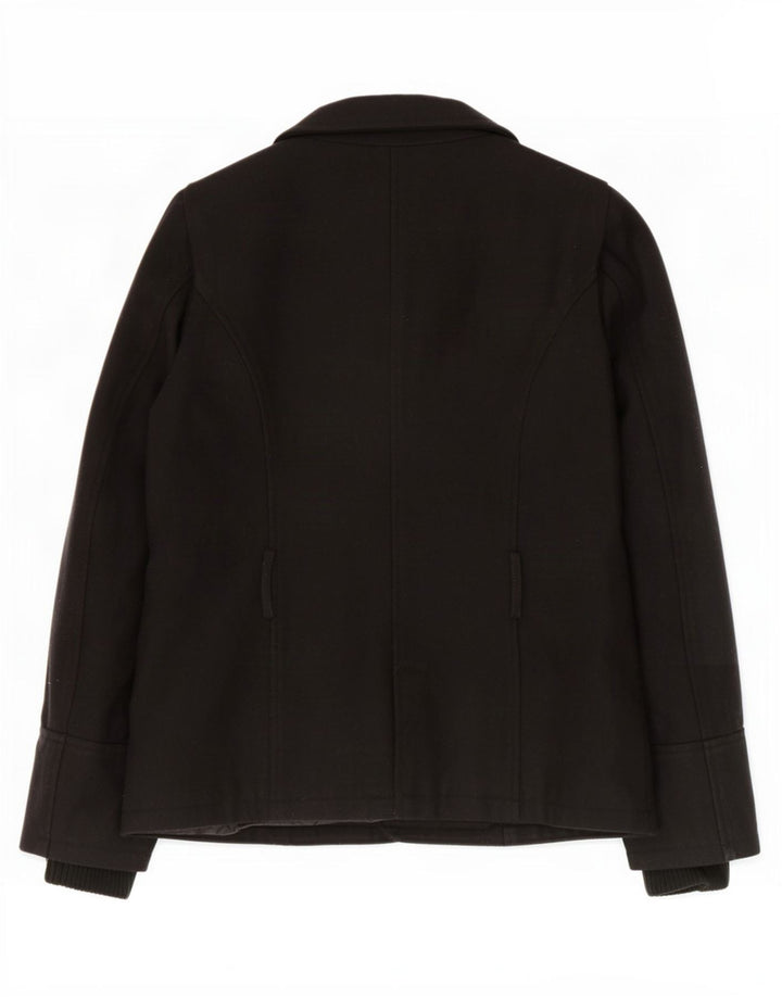 Женская ветровка Zara UK 16, большая черная шерсть