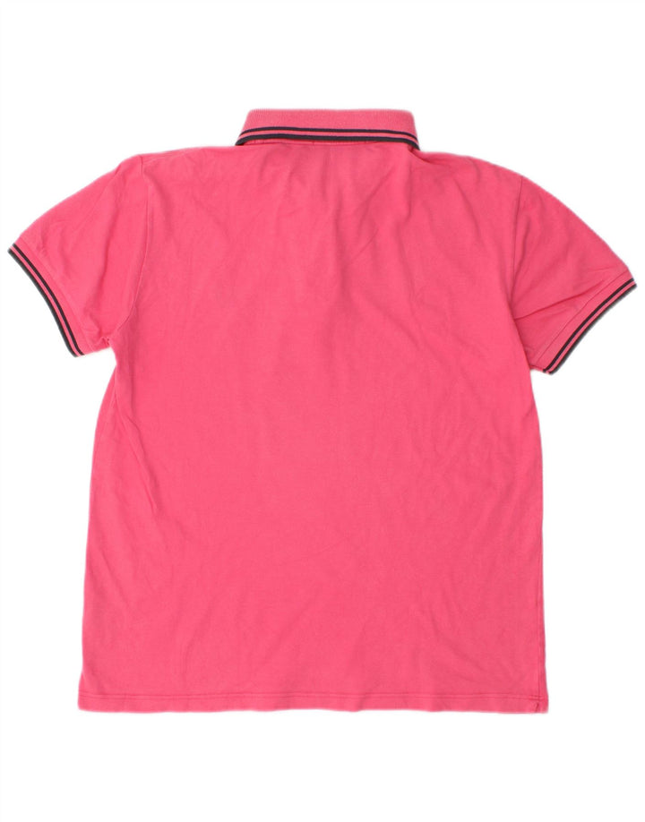 Мужская легкая и эластичная рубашка-поло Fred Perry, хлопок среднего розового цвета