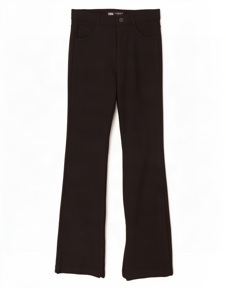 Женские повседневные брюки-клеш Zara Medium W28 L33, черные