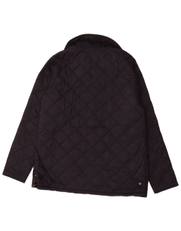 Стеганая куртка Barbour для мальчиков 12-13 лет XL Темно-синяя