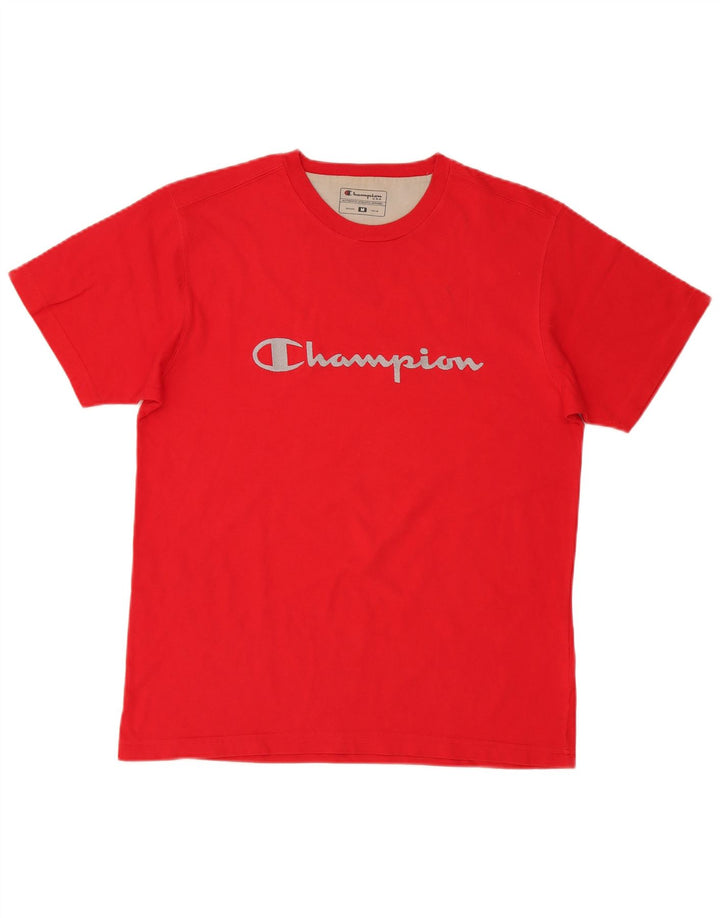 Мужская футболка с рисунком Champion, средний красный