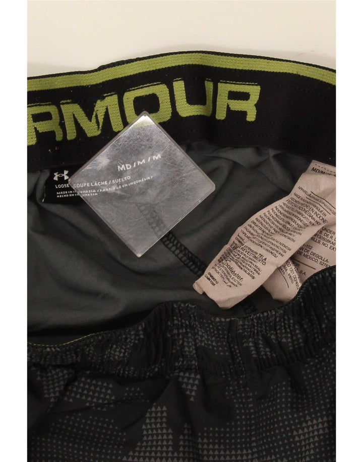 Мужские спортивные шорты Under Armour, камуфляжный полиэстер среднего серого цвета
