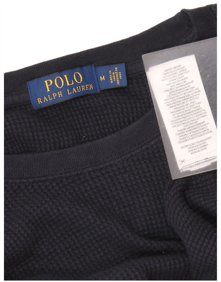 Мужской топ POLO RALPH LAUREN с длинным рукавом, средний, темно-синий, хлопок