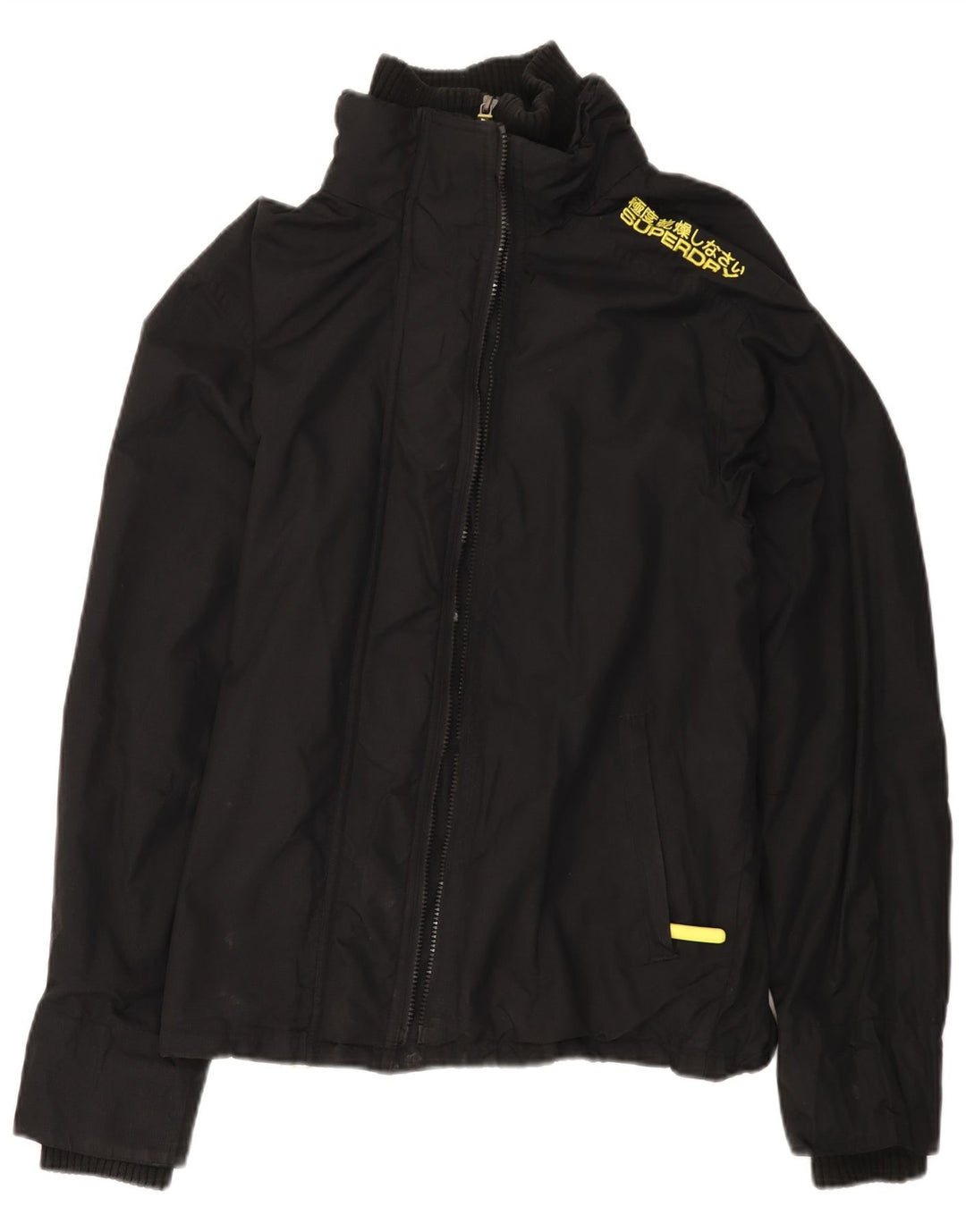 SUPERDRY Женская ветровка The Windcheater UK 18 XL, черный нейлон