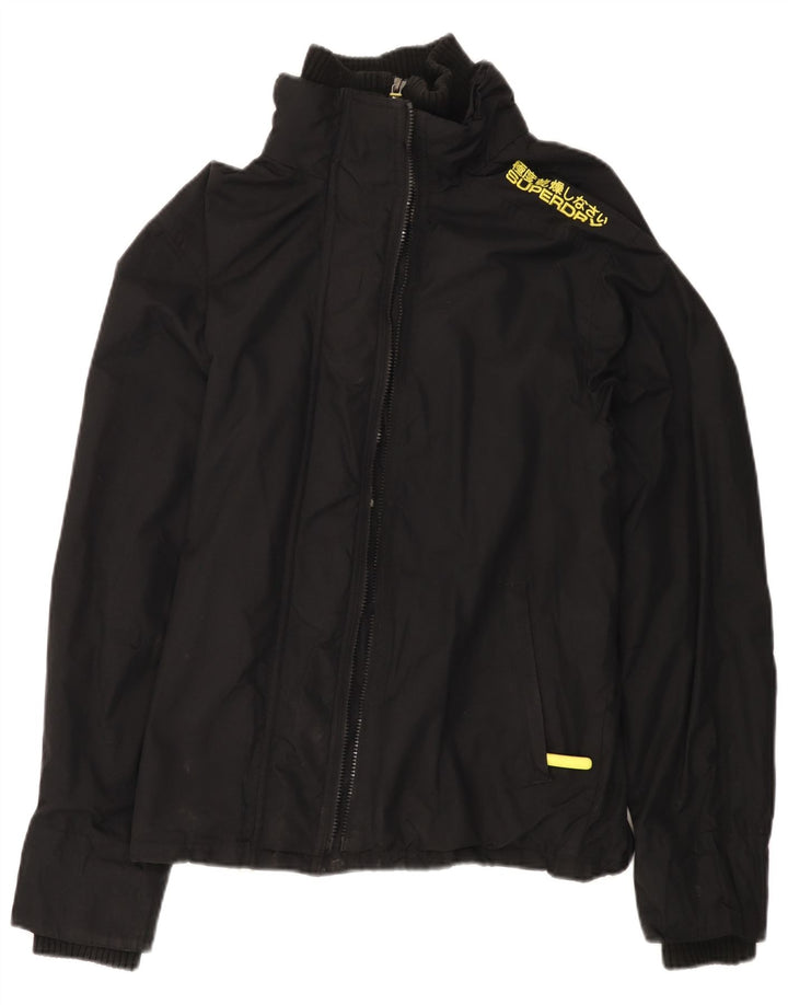 SUPERDRY Женская ветровка The Windcheater UK 18 XL, черный нейлон