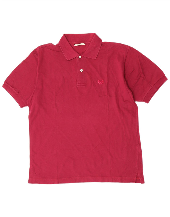 Мужская рубашка-поло Sergio Tacchini IT 48 Medium Maroon Cotton