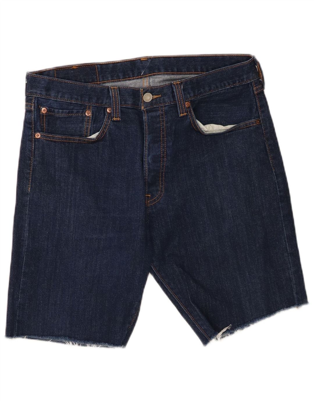 Мужские джинсовые шорты Levi's 501 W32, средний темно-синий, хлопок