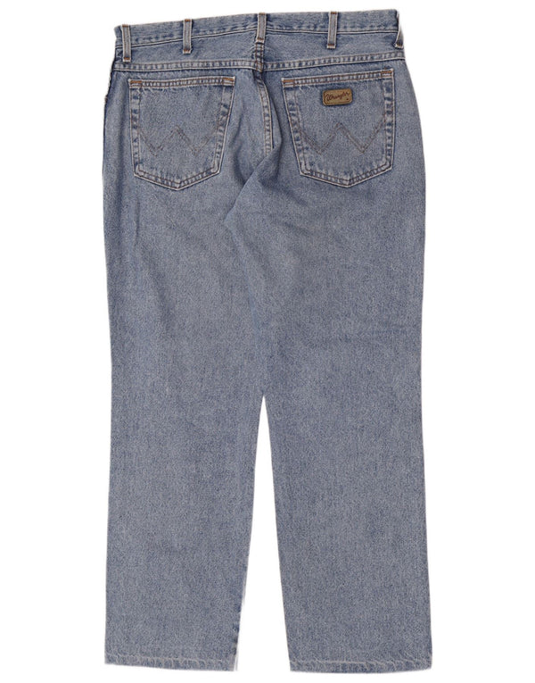 Мужские прямые джинсы Wrangler Texas Regular W36 L28, синий хлопок