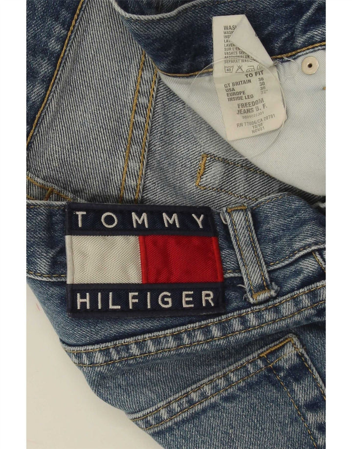 Мужские прямые джинсы Tommy Hilfiger W30 L30 синие, хлопок