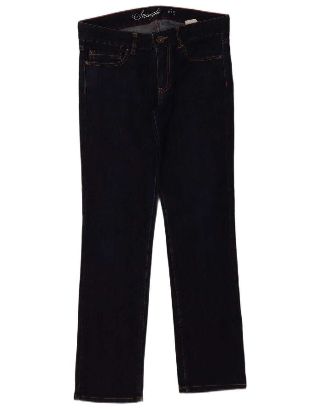 Женские прямые джинсы Tommy Hilfiger US 6 Medium W32 L30 Темно-синие