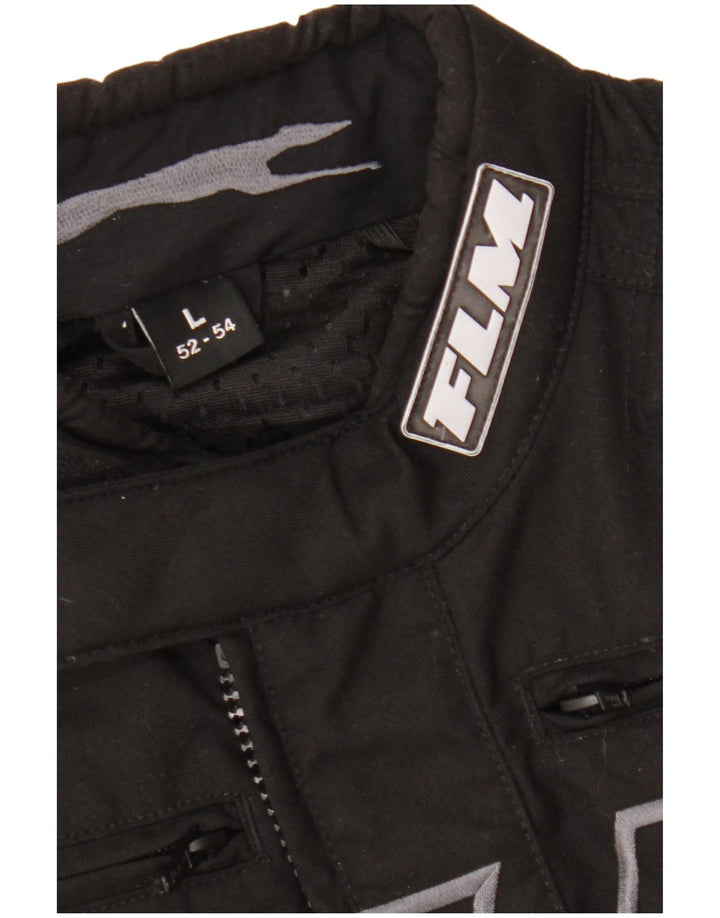 Мужская куртка FLM Racer IT 52/54, большая, черная, полиамид
