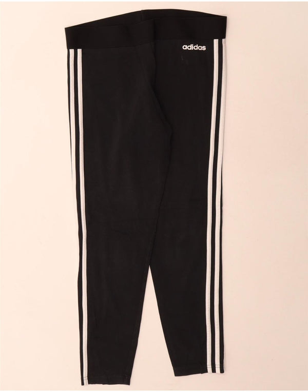 Женские леггинсы Adidas UK 16/18, большие черные хлопковые