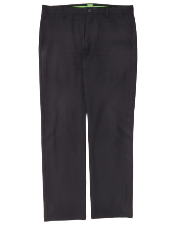 Мужские прямые брюки-чиносы Hugo Boss IT 48 Medium W32 L32 Темно-синие