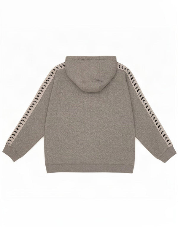 Мужской джемпер с капюшоном с графическим рисунком Nike XL, серый, хлопок с цветными блоками