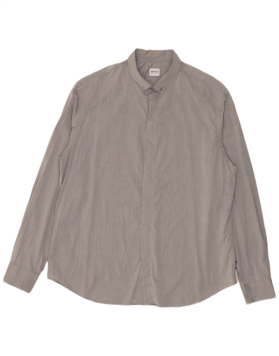 Мужская рубашка Armani Collezioni 2XL Серая
