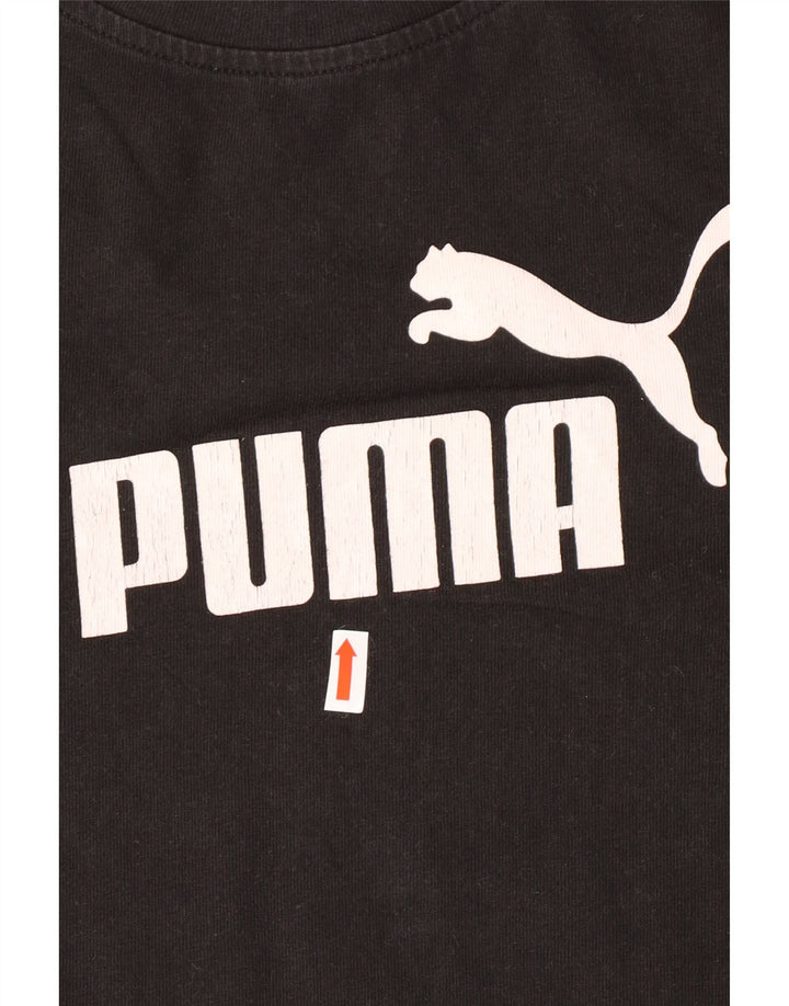 Женская футболка с рисунком PUMA Top UK 14, большая черная