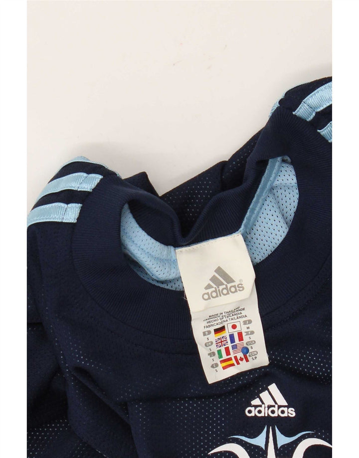 Мужской жилет Adidas с графическим рисунком, маленький темно-синий, полиэстер