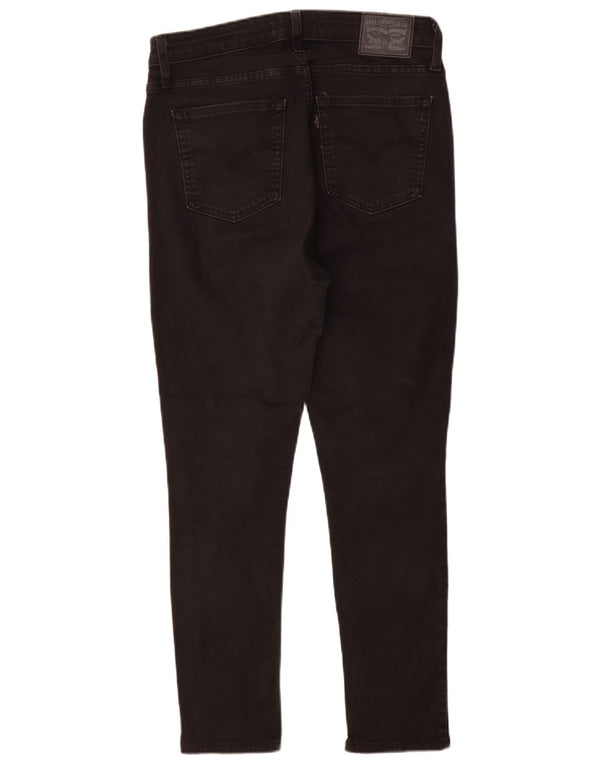 Женские джинсы скинни Levi's 721 с высокой посадкой W30 L28, черный хлопок